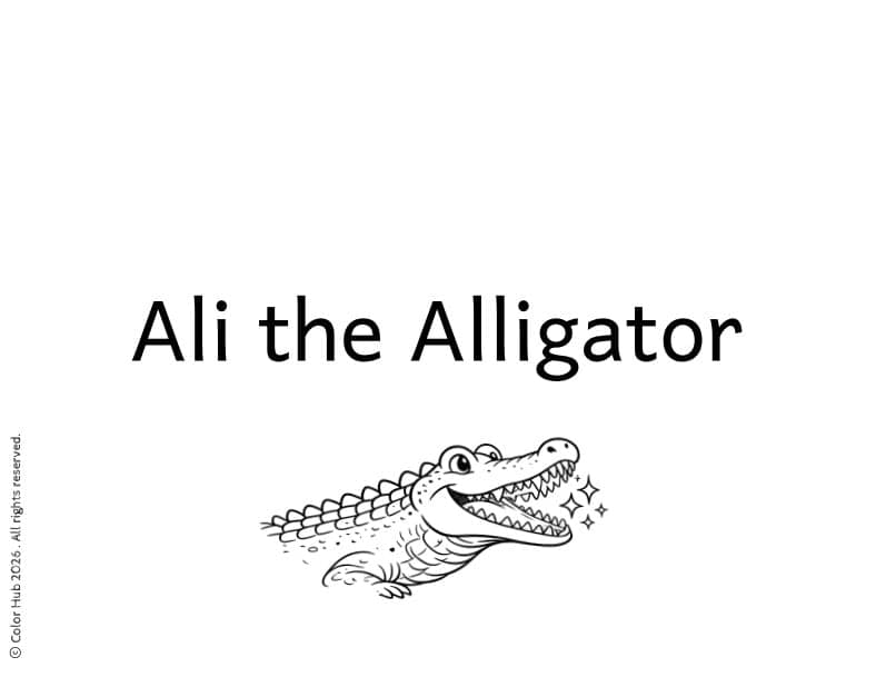 Cover of Story of Ali the Alligator