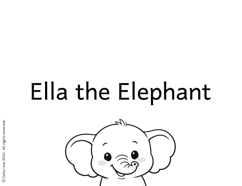 Cover of Story of Ella the Elephant